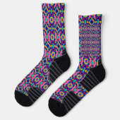 Colorful socks featuring a vibrant ソックス (左)