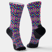 Colorful socks featuring a vibrant ソックス (傾斜あり)