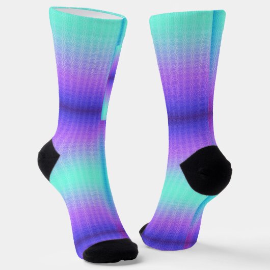 Colorful socks with a gradient pattern ranging ソックス (傾斜あり)