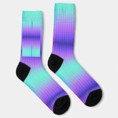 Colorful socks with a gradient pattern ranging ソックス (右)