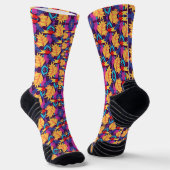 Colorful socks with vibrant abstract patterns  ソックス (傾斜あり)