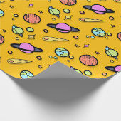 Colorful Space Doodle Wrapping Paper ラッピングペーパー (角)
