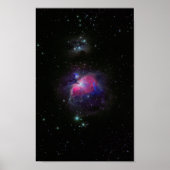 Colorful Space Galaxy Stars ポスター (正面)