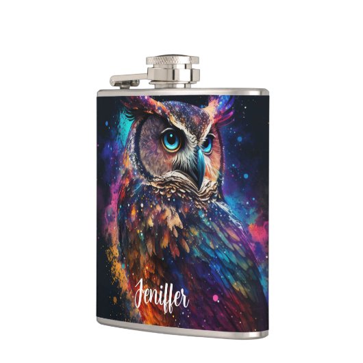 Colorful Space Owl                                 フラスク (左)