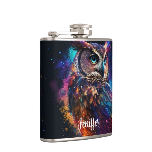 Colorful Space Owl                                 フラスク (右)