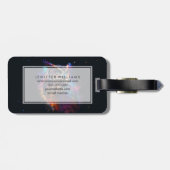 Colorful Space Owl            ラゲッジタグ (裏面横)