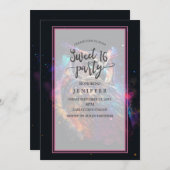 Colorful Space Owl                                 招待状 (正面/裏面)