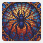 Colorful Spider スクエアシール (正面)