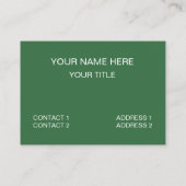 Colorful Spiderwort Flowers Floral 名刺 (裏面)