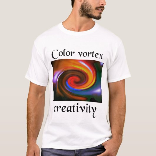 Colorful Spiral for Creative Art Lovers Tシャツ (正面)