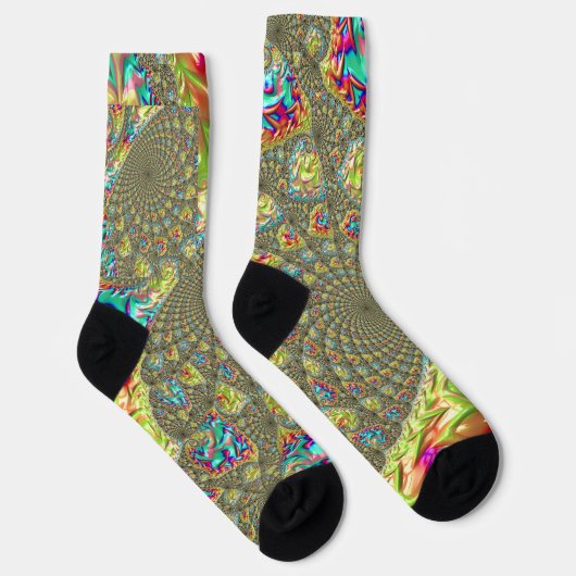 Colorful Spiral Socks ソックス (右)