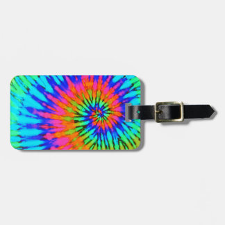 Colorful Spiral Tie Dye Luggage Tag ラゲッジタグ
