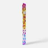 Colorful Splash Animal Print iPhone Case 15ケース (左側面)