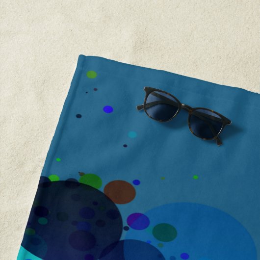 Colorful Spots ビーチタオル (インサイチュ)