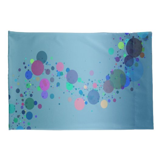 Colorful Spots 枕カバー (裏面-右)