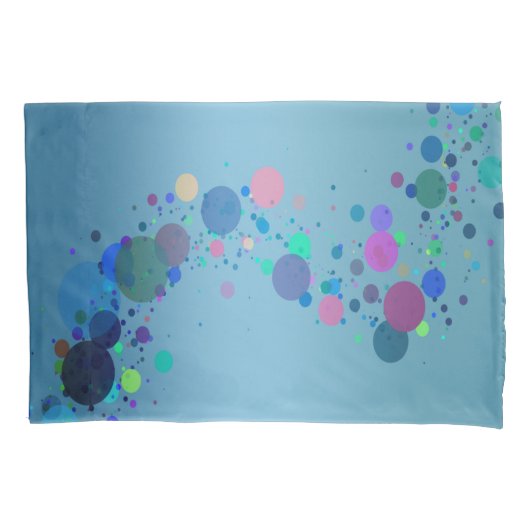 Colorful Spots 枕カバー (正面左)