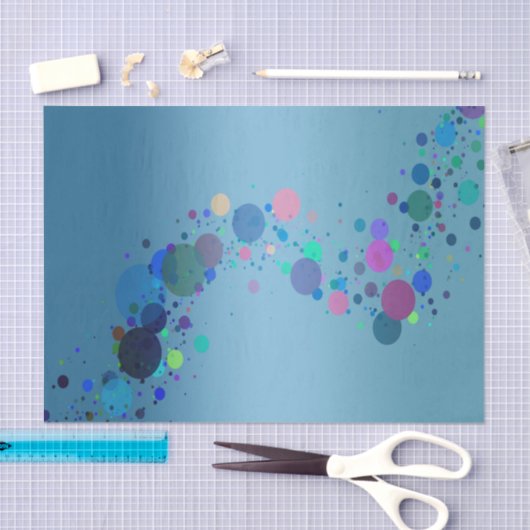 Colorful Spots 薄葉紙 (クラフト)