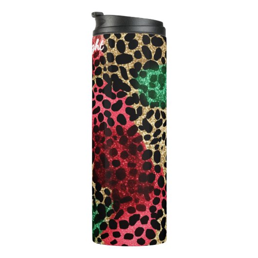 Colorful Spotted Patchwork Texture タンブラー (回転右)