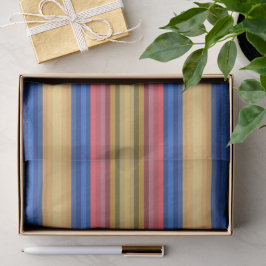 Colorful Spring And Summer Fashion Show Stripes 薄葉紙