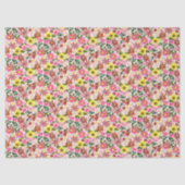 Colorful Spring Floral Garden Gift Wrapping Paper 薄葉紙 (正面)