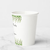 Colorful Spring Wildflower Meadow Garden Wedding P 紙コップ (左)