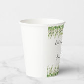 Colorful Spring Wildflower Meadow Garden Wedding P 紙コップ (右)