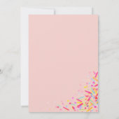 Colorful Sprinkles Birthday Invitation 招待状 (裏面)