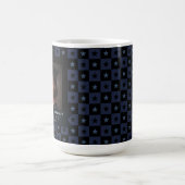Colorful Square Pattern Gift For Him Grad モーフィングマグカップ (中央)