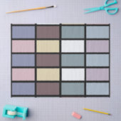 Colorful Squares Geometric 薄葉紙 (クラフト)