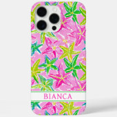 Colorful Starfish Monogrammed Case-Mate iPhoneケース (裏面)