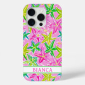 Colorful Starfish Monogrammed Case-Mate iPhoneケース (裏面)