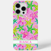 Colorful Starfish Monogrammed Case-Mate iPhone iPhoneケース (裏面)