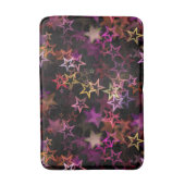 Colorful Stars Dance Whimsically バスマット (正面縦)