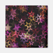 Colorful Stars Dance Whimsically  マグネット (正面)