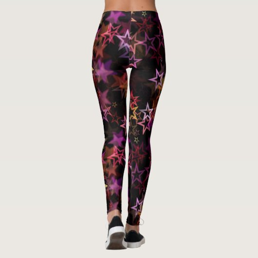Colorful Stars Dance Whimsically  レギンス (裏面)