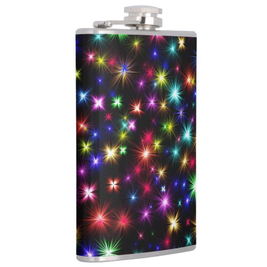 Colorful Stars Fireworks Design-27317 フラスク (右)