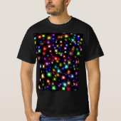 Colorful Stars Fireworks Design-27317 Tシャツ (正面)