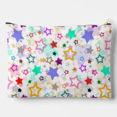 Colorful Stars White  アクセサリーポーチ (裏面)
