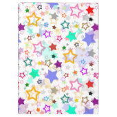 Colorful Stars White  クリップボード (裏面)