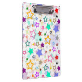 Colorful Stars White  クリップボード (右)