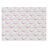 Colorful Stars White  テーブルクロス (正面(横))