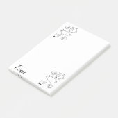 Colorful Sticky Notes with Pigs and Lambs ポストイット (アングル)