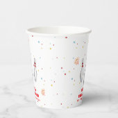 Colorful Strike Up Bowling Sport Baby Shower  紙コップ (左)