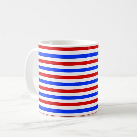 Colorful Stripe Pattern コーヒーマグカップ (正面左)