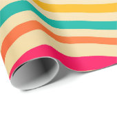 Colorful Striped Seamless Pattern. illustration. b ラッピングペーパー (ロールコーナー)