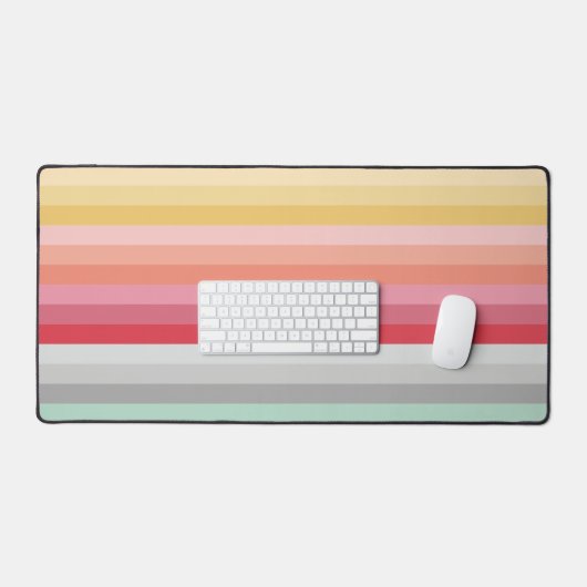 Colorful Stripes デスクマット (キーボード&マウス)