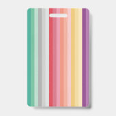 Colorful Stripes バッジ (Back)