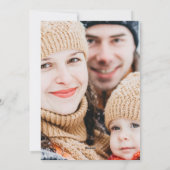 Colorful Stripes Whimsical Family Christmas Photo シーズンカード (裏面)