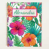 Colorful Summer Floral Daily Planner プランナー手帳 (正面)