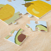 Colorful Summer Fruit Pattern ジグソーパズル (側面)